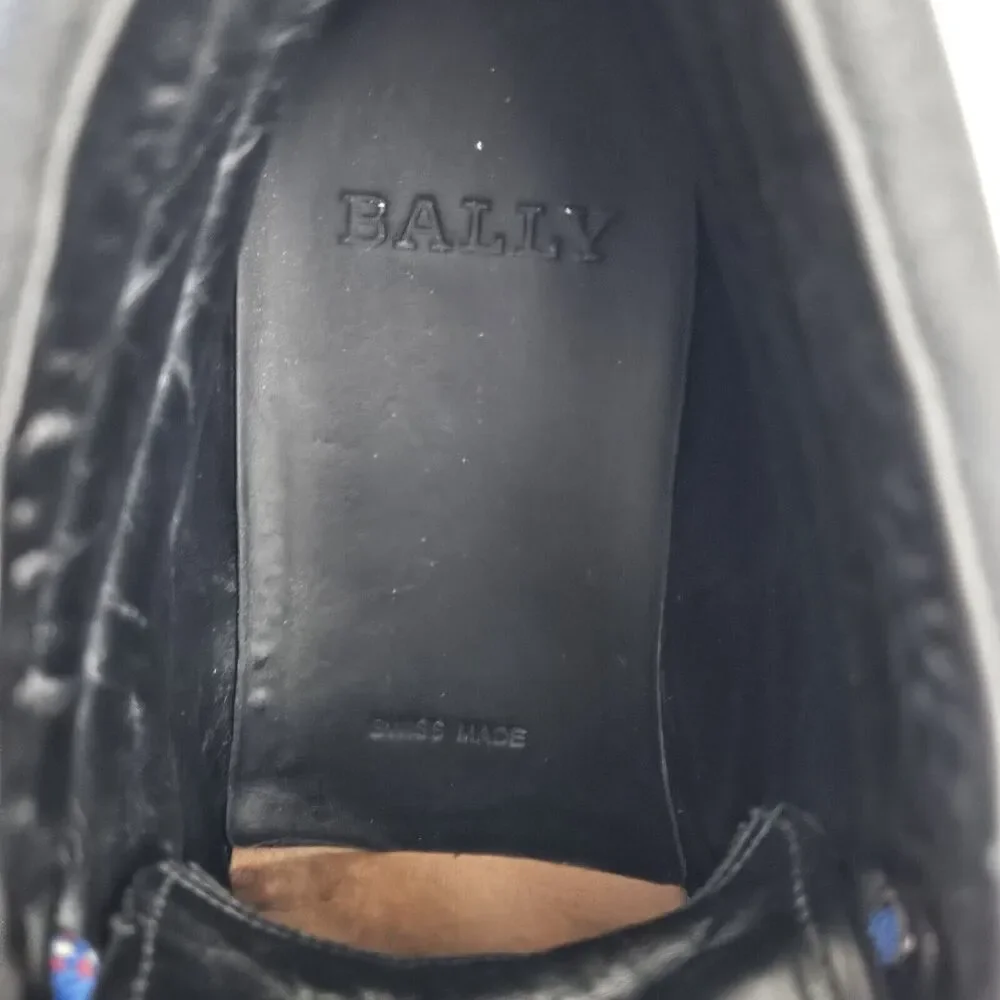 Bally Mens Leather Hiking Boot Black ZEBER/40 Sz 6.5 D Swiss Made Outdoor Snow